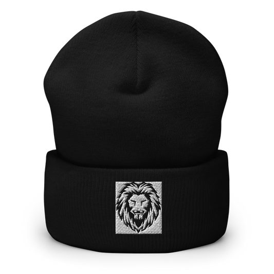 Cuffed Beanie | Yupoong 1501KC embroidered white insignia