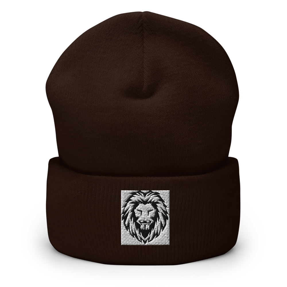 Cuffed Beanie | Yupoong 1501KC embroidered white insignia