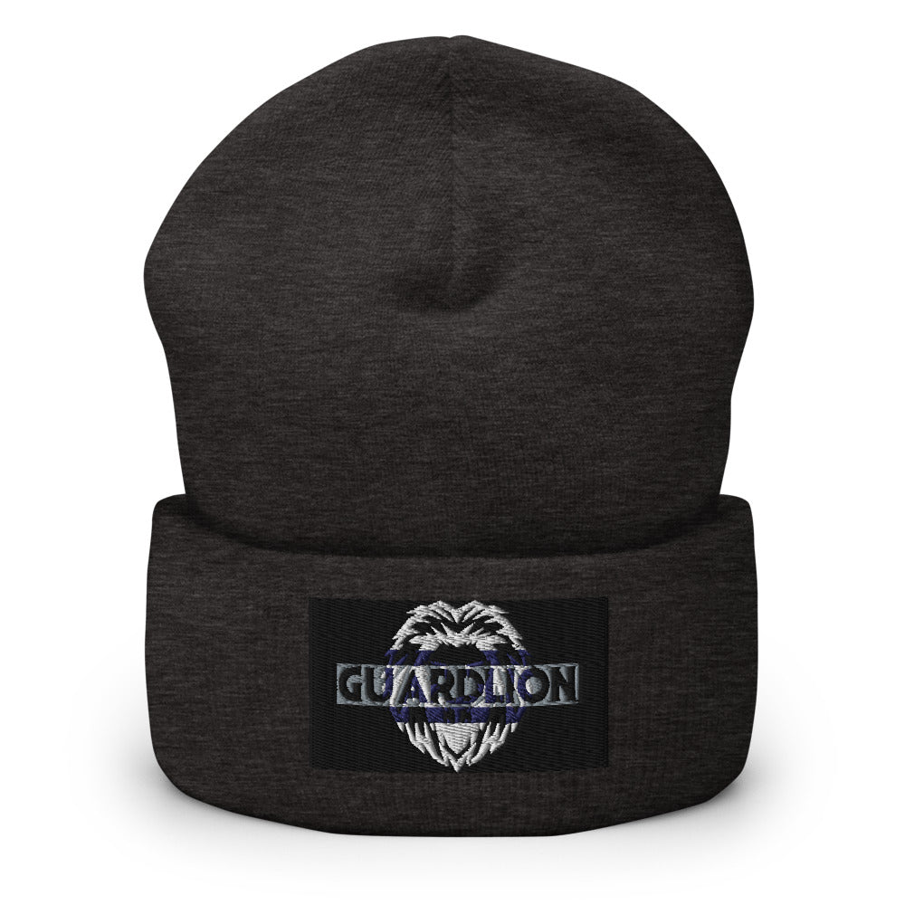 Cuffed Beanie | Yupoong 1501KC embroidered black2 insignia
