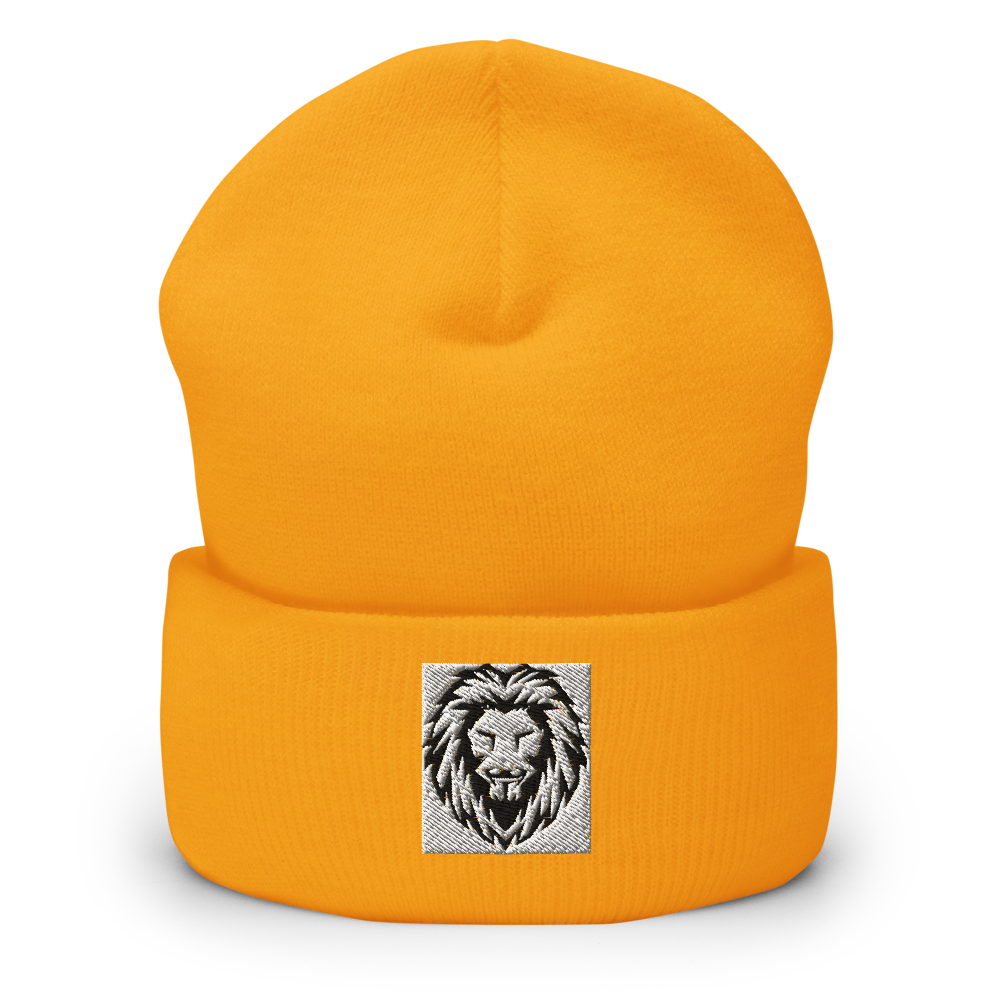 Cuffed Beanie | Yupoong 1501KC embroidered white insignia