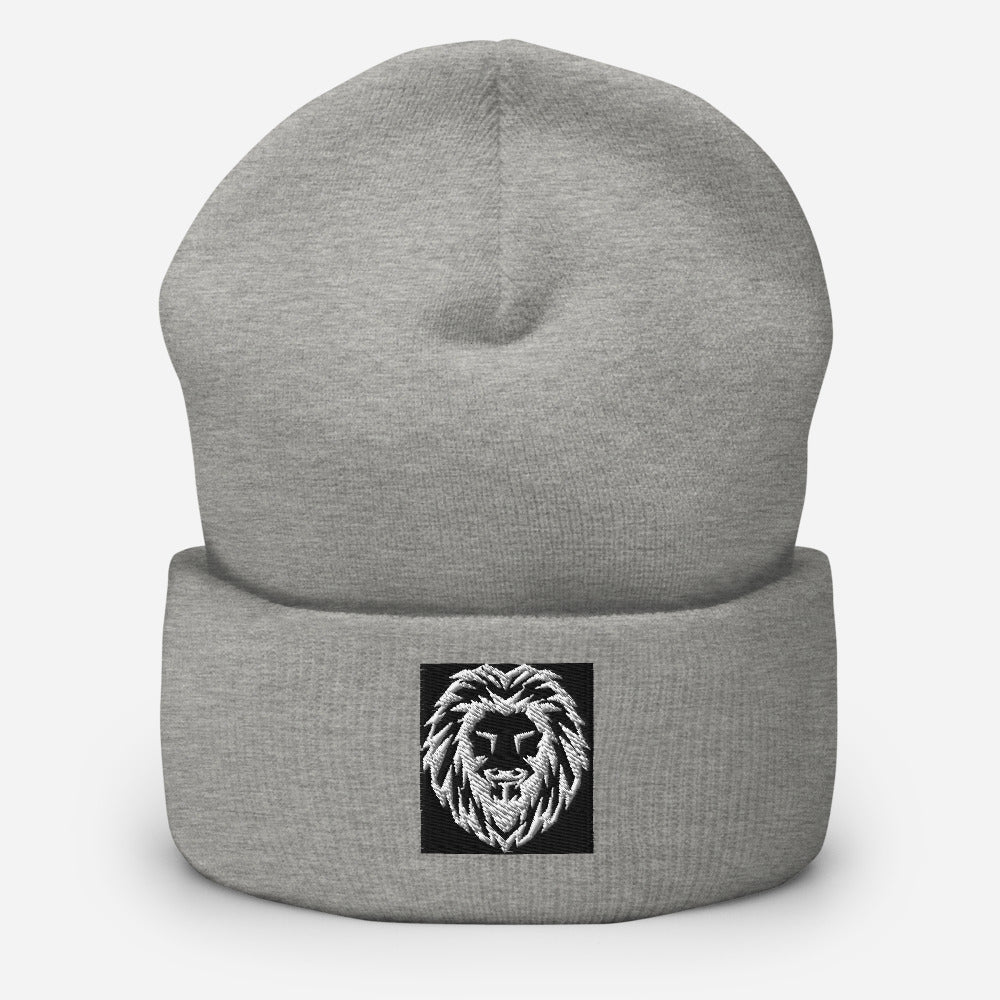 Cuffed Beanie | Yupoong 1501KC embroidered black insignia