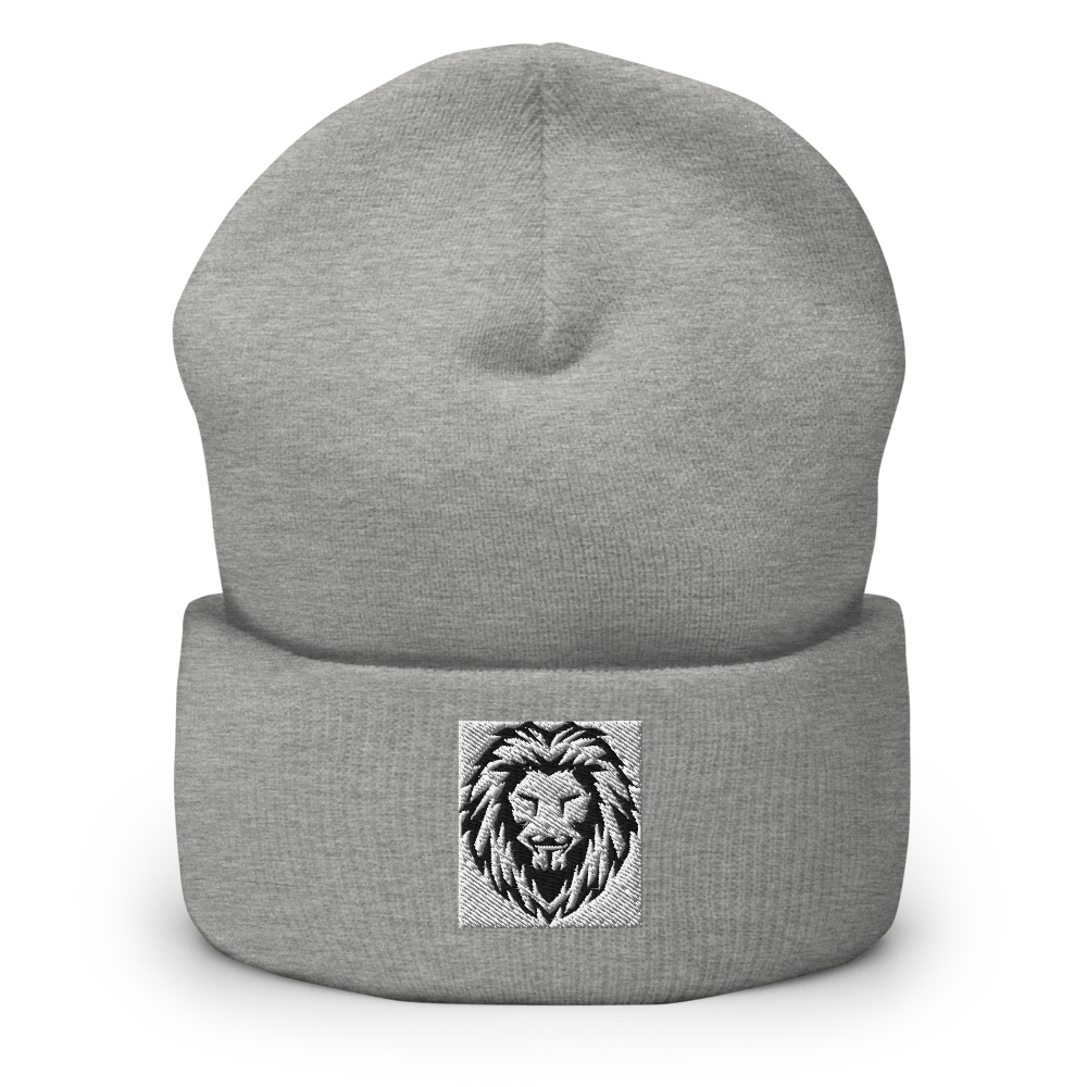 Cuffed Beanie | Yupoong 1501KC embroidered white insignia