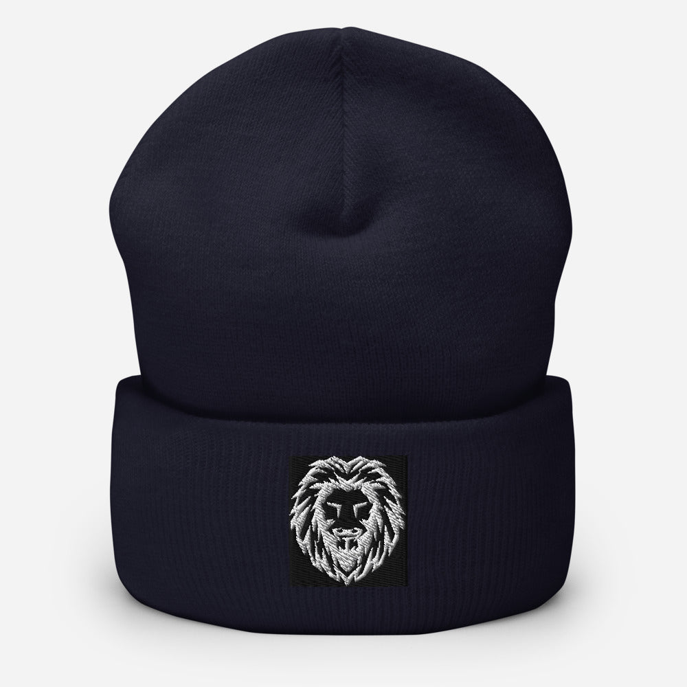 Cuffed Beanie | Yupoong 1501KC embroidered black insignia