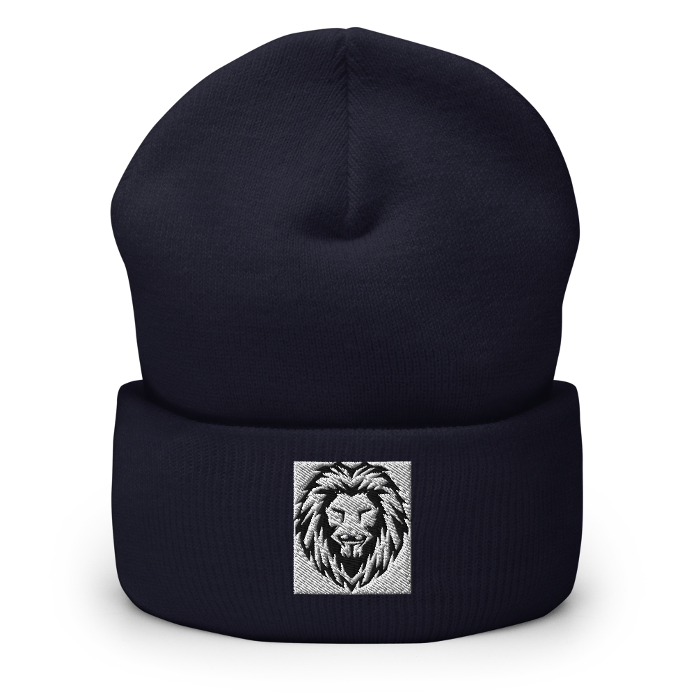 Cuffed Beanie | Yupoong 1501KC embroidered white insignia