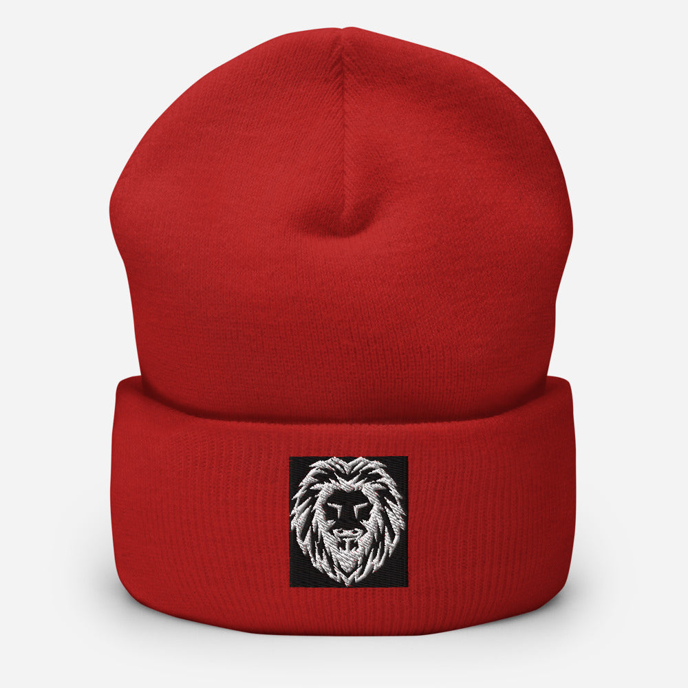 Cuffed Beanie | Yupoong 1501KC embroidered black insignia