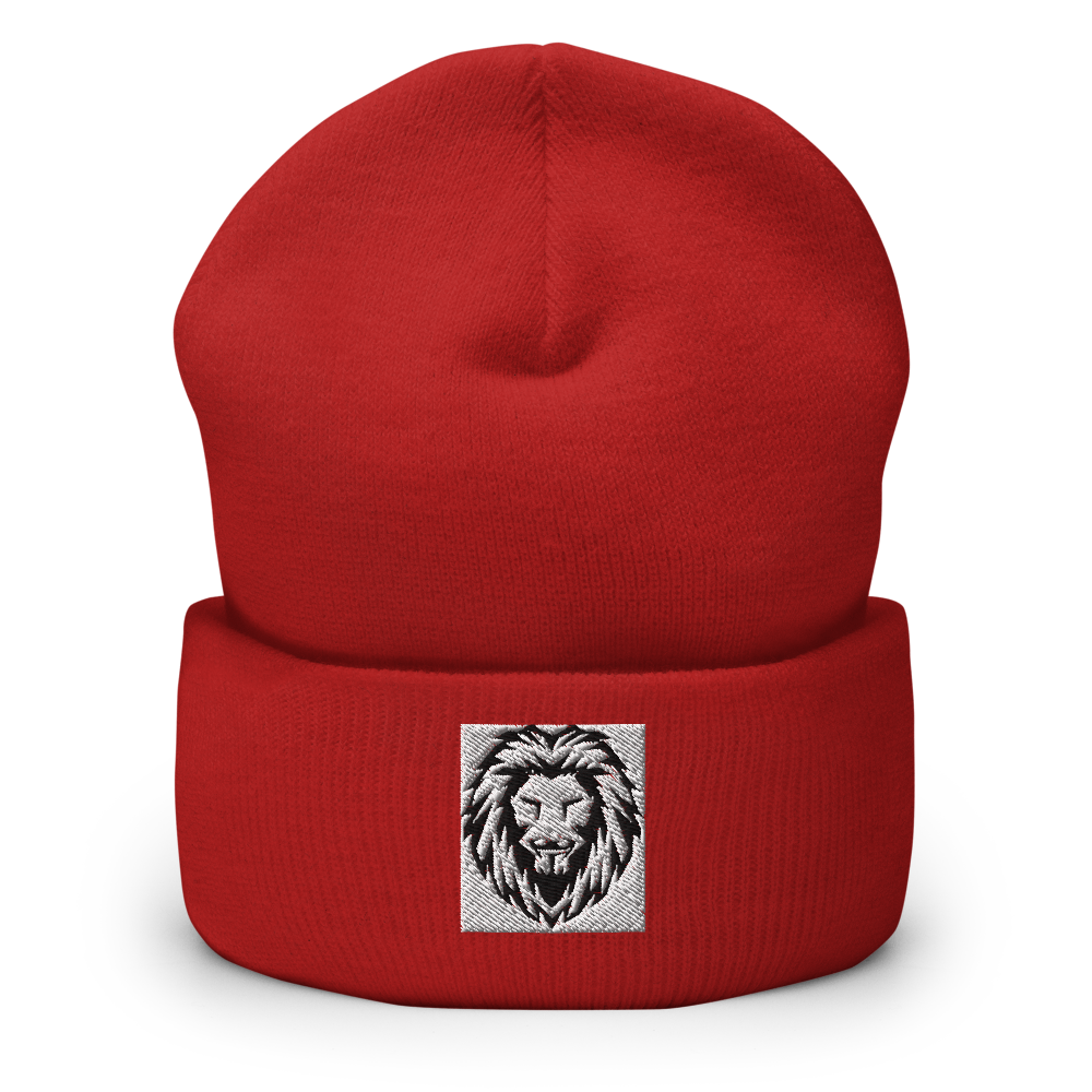 Cuffed Beanie | Yupoong 1501KC embroidered white insignia