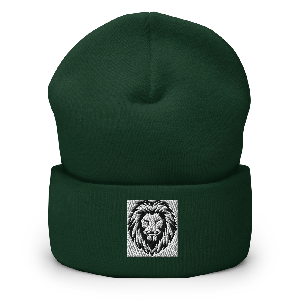Cuffed Beanie | Yupoong 1501KC embroidered white insignia