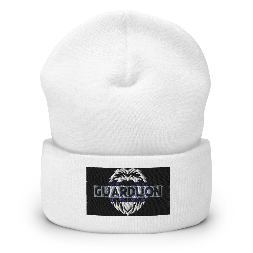 Cuffed Beanie | Yupoong 1501KC embroidered black2 insignia