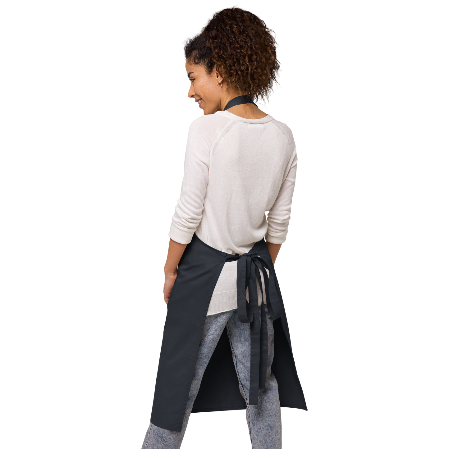 Organic Cotton Apron white