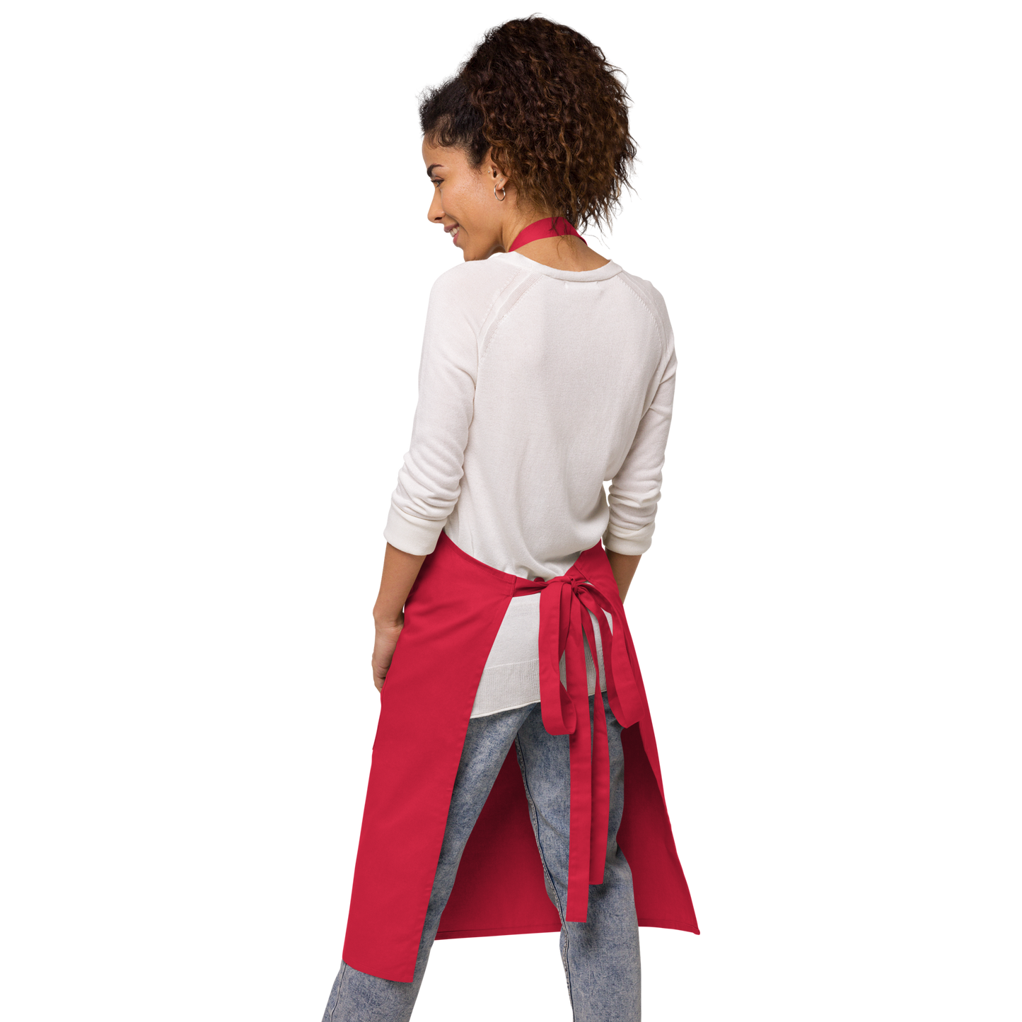 Organic Cotton Apron white