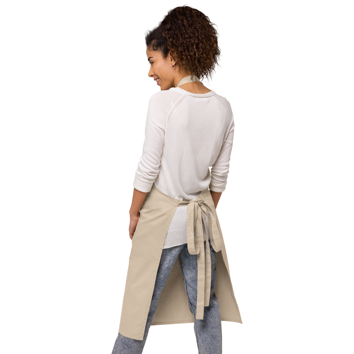 Organic Cotton Apron white