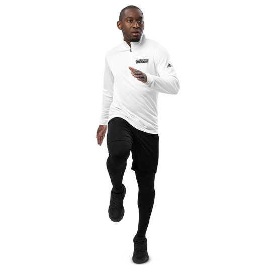 Adidas Quarter Zip Pullover white