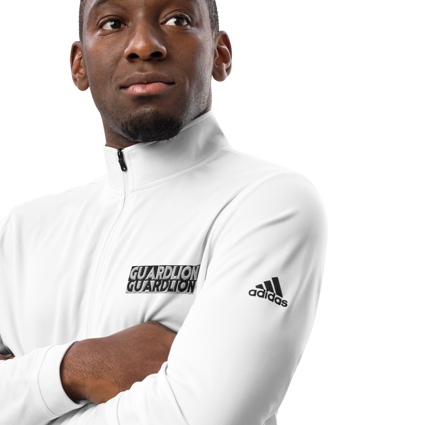 Adidas Quarter Zip Pullover white