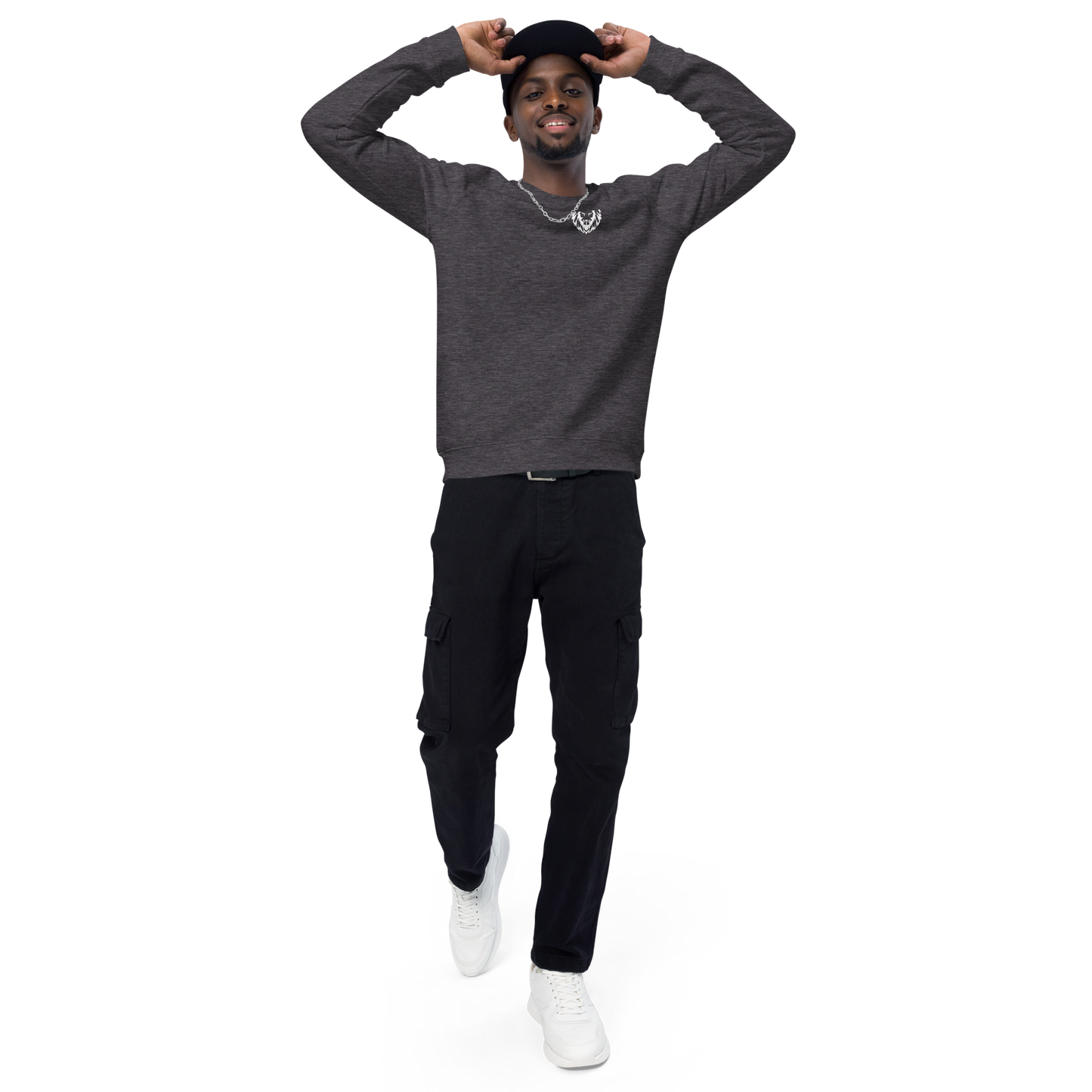 Unisex Organic Raglan Sweatshirt multicolor